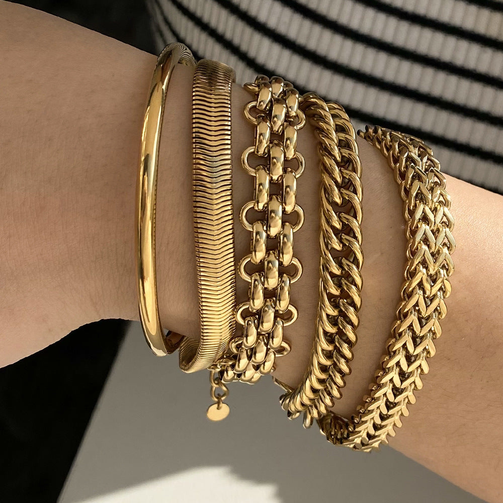 Minimalist Stainless Steel Bracelet