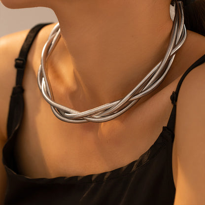 Multi-Layer Stainless Steel Necklace