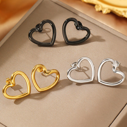 Luxury Stainless Steel Ear Studs