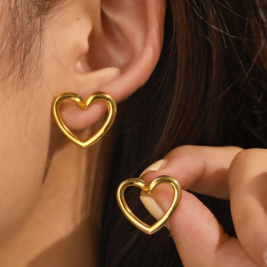 Luxury Stainless Steel Ear Studs