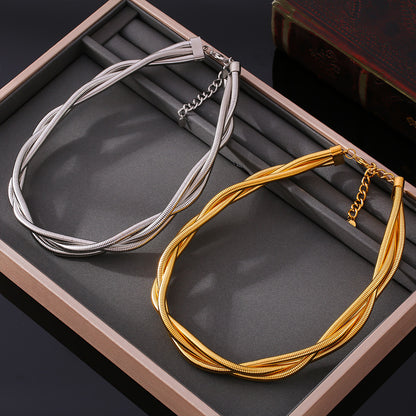 Multi-Layer Stainless Steel Necklace